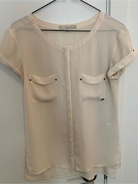 Monk & Lou Short-Sleeve Blouse
